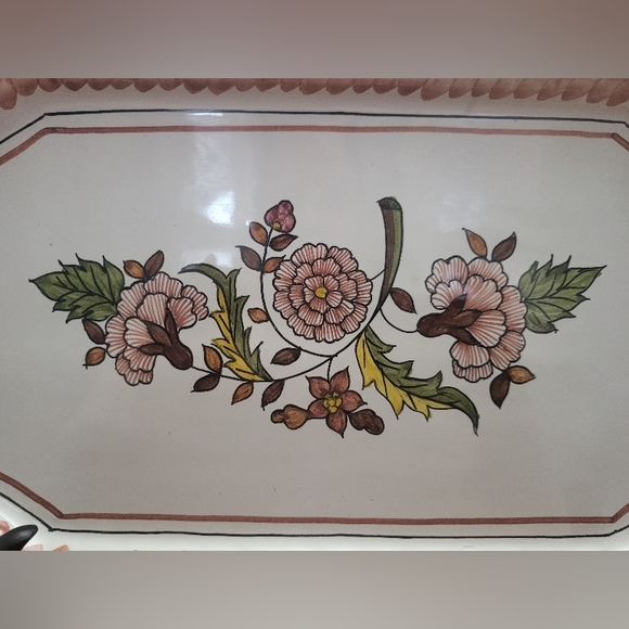 Glazed ceramic serving dish - Picture 2 of 4